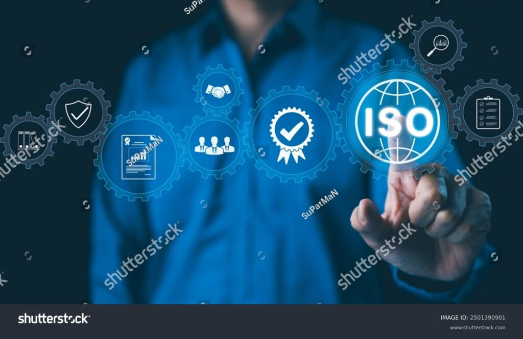 La certification ISO : levier pertinent pour la croissance de votre Business 1 stock photo iso certification concept businessman touch representation of iso certification icons symbolizing 2501390901 actingconsulting.com